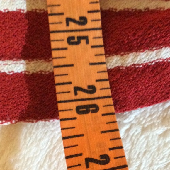 Vintage Ellen Ashley Red and White Stripe Casual Tee Shirt - Picture 8 of 9